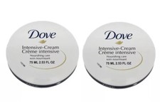 Lot Of 2 Brand New Dove Intensive Cream - Nourishing Care, 2.53 fl oz