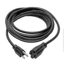 Tripp Lite Model P022-025 25 Ft. Power Extension Cord, NEMA 5-15P to NEMA 5-15R