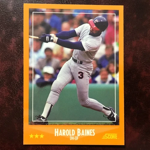 1988 Score GLOSSY Set HAROLD BAINES #590 CHICAGO WHITE SOX ** MINT ** HIGH GRADE