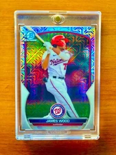 James Wood RARE ROOKIE RC MOJO REFRACTOR INVESTMENT CARD SSP CHROME ROY MINT