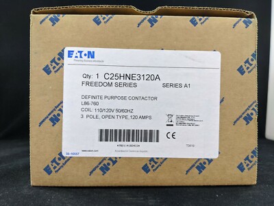 Eaton C25HNE3120A DP CONT 120A 3P OPN 120V