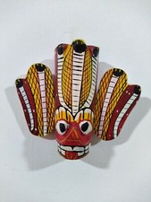Hand Carved Sri Lankan Traditional Small Devil Mask Handmade Wooden D cor New