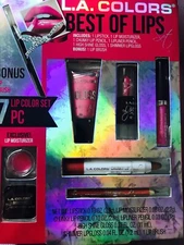 LA Colors Lip Set Lipstick Lip Moisturizer Lip Liner Lip Gloss