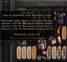 Diablo 2: Resurrected ✶ Gul Rune ✶ -D2R- PC Xbox Ladder or NL SC
