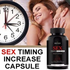 Sex Timing Increase Cápsulas Fórmula Extra Fuerza Píldoras para Hombres-60 Cápsulas