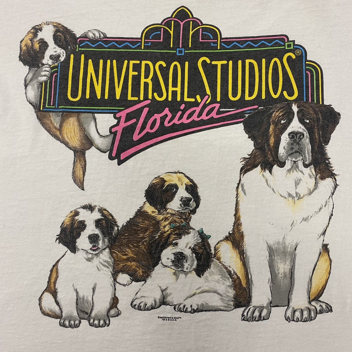 90s 映画 ベートーベン ムービーTシャツ UNIVERSAL STUDIOS 90