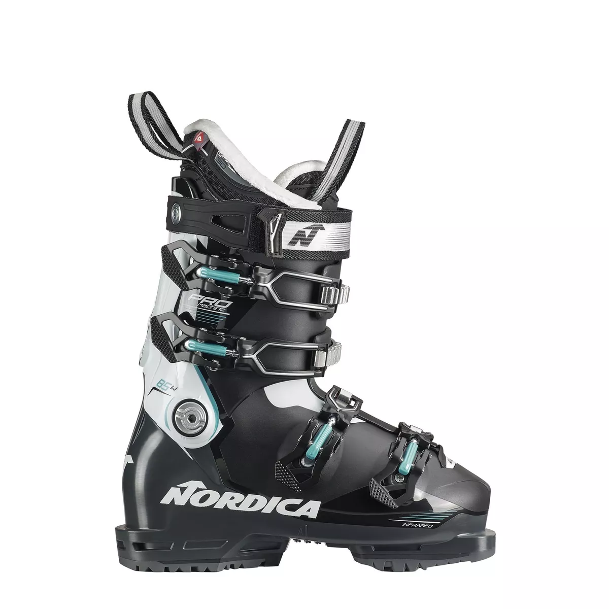 Nordica Promachine 85 W Women s Ski Boots Black White Green W26.5 MY24