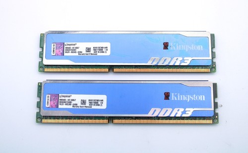HyperX BLU _ 8GB RAM Kit (4GB x 2) _ DDR3-1333 _ 1.5v _ KHX13C9B1/4R - Picture 2 of 3