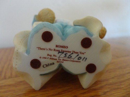1996 Cherished Teddies Romeo & Juliet Set w/ Balcony Display in Box & COA - Picture 9 of 14