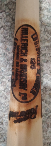 Louisville Slugger Baseball Bat 125 Unfinished Error 32in - Afbeelding 3 van 5