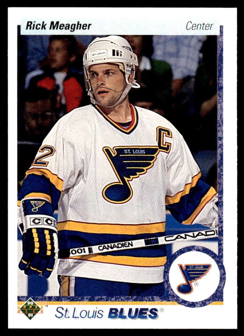 1990 Upper Deck #285 Rick Meagher - St. Louis Blues