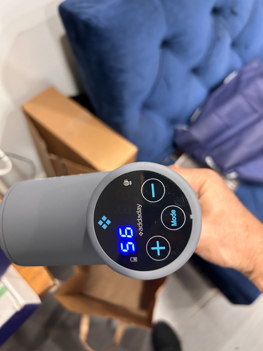 Addaday BioZoom Edge Percussion Massager Gray