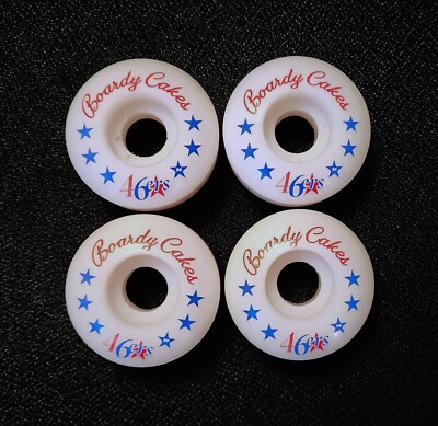 BOARDY CAKES Small Skateboard Wheels 46mm - Skate 90s BPSW Curb Slappy Retro NEW