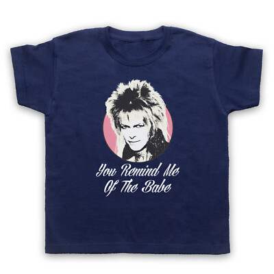 GOBLIN KING BOWIE INOFFIZIELLES LABYRINTH ERINNERT MICH BABE KINDER KINDER T-SHIRT