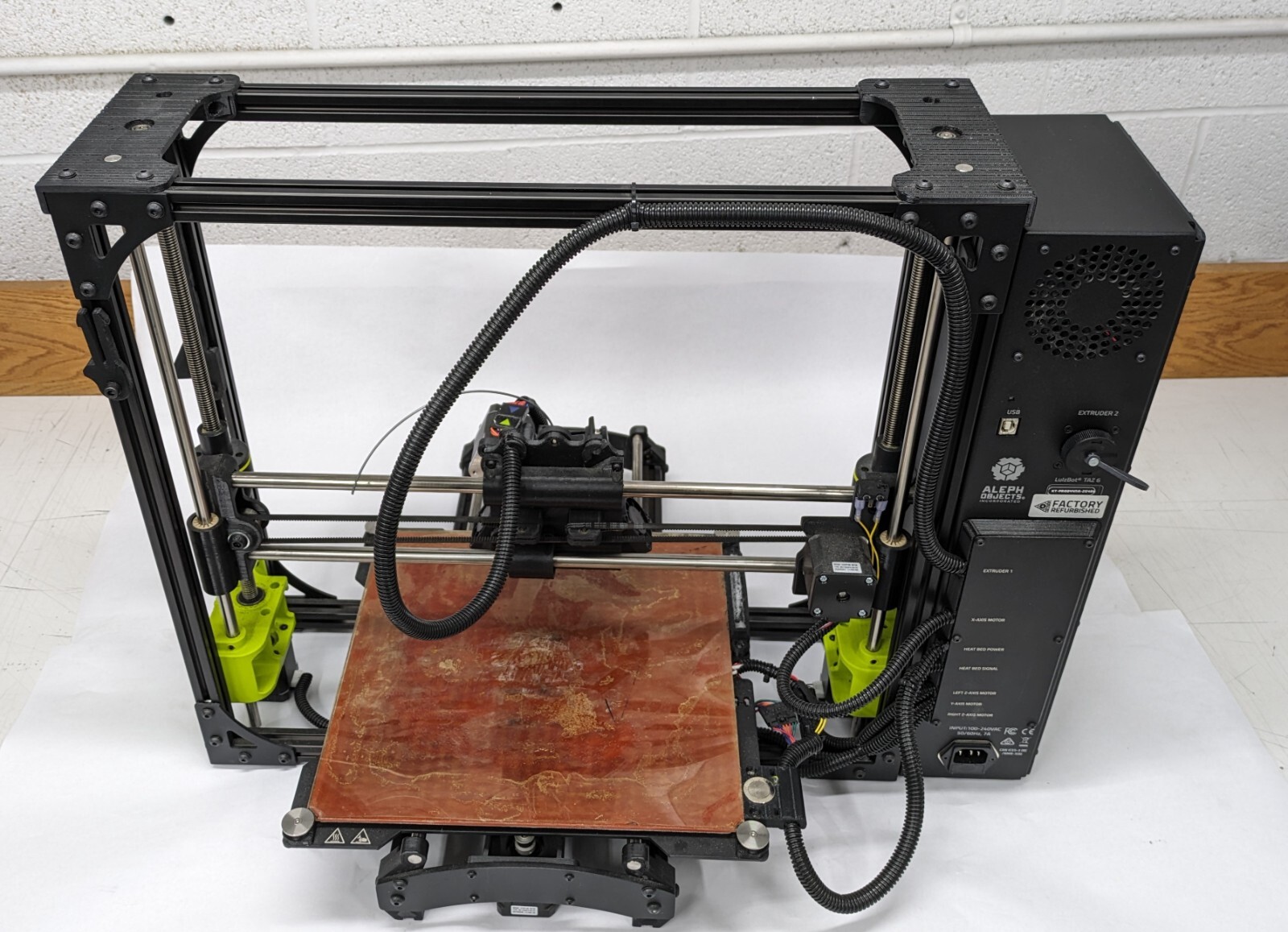 Lulzbot TAZ 6 3D printer setup for 1.75mm filament eBay