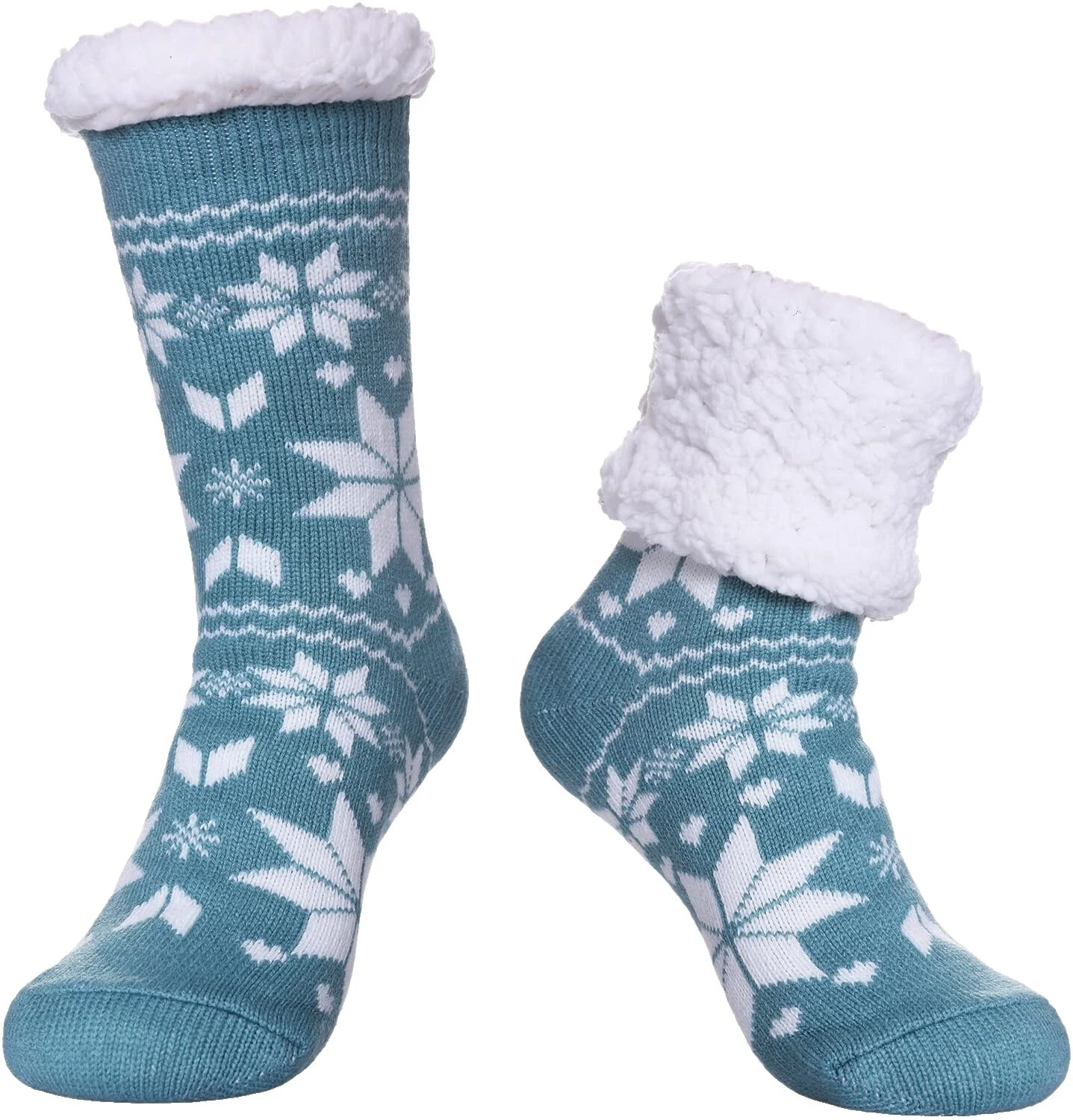 Calcetines de Flores de Lana para Mujer