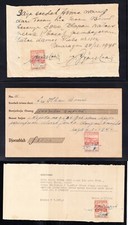 Interim Indonesia Revenue Dai Nippon Plakzegel 15 Sen - 1945 ; 1946 - 2 pieces