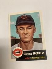 1991 Topps 1953 Archive Clarence Podbielan Cincinnati Reds REPRINT