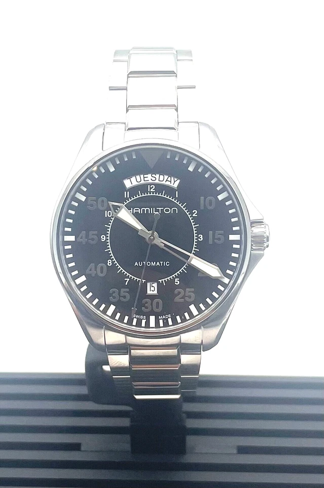 Reloj Hombre Hamilton Khaki Aviación Acero Inoxidable H64615135 Foto 2 de 4