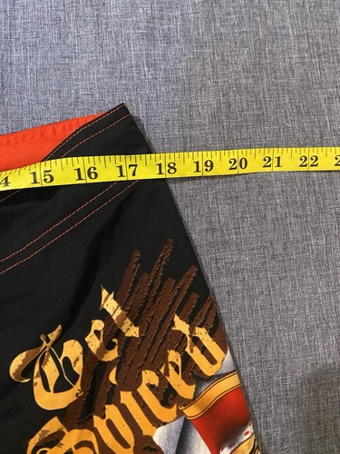 Captain Morgan Board Shorts Mens 36 Black Graphic Swim Trunks Funny Beer Alcohol - Picture 11 of 11
