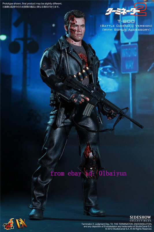Hot Toys Dx13 1/6 Terminator 2: Judgment Day T-800 Battle Damaged