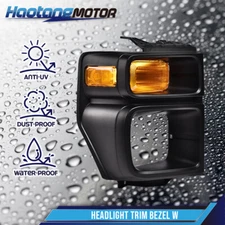 Headlight Trim Bezel w/ Parking Turn Signal Light Lamp Passenger Right For E150