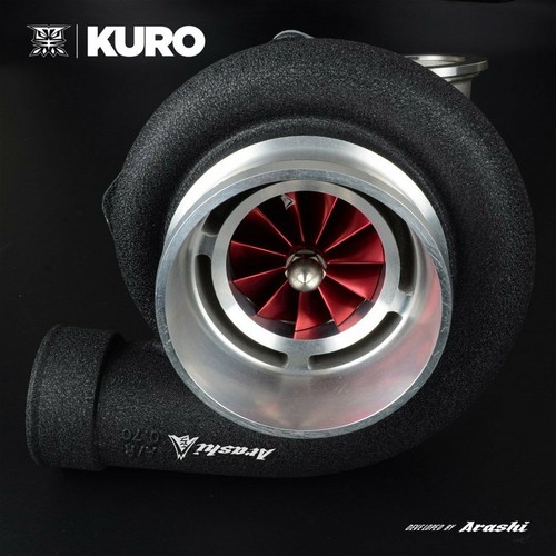 KURO 4" GTX3582R Ceramic Dual Ball Bearing Turbo Charger A/R 1.06 V-band 750 HP - Picture 2 of 5