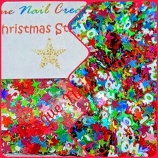 Limited Edition Glitter Mix CHRISTMAS STAR Nail Art/Body Glitter/festival/Slime