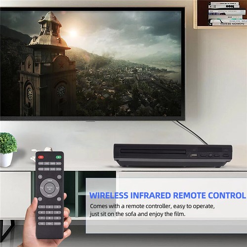 720P Region Free DVD CD Player with USB RCA Cable Remote Controller for Smart TV - Picture 5 of 15