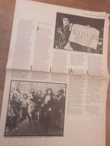 NME 1986 Sex Pistols double page 1976 77 2yr of punk, Sid vicious Jamie Reid - Bild 6 von 7