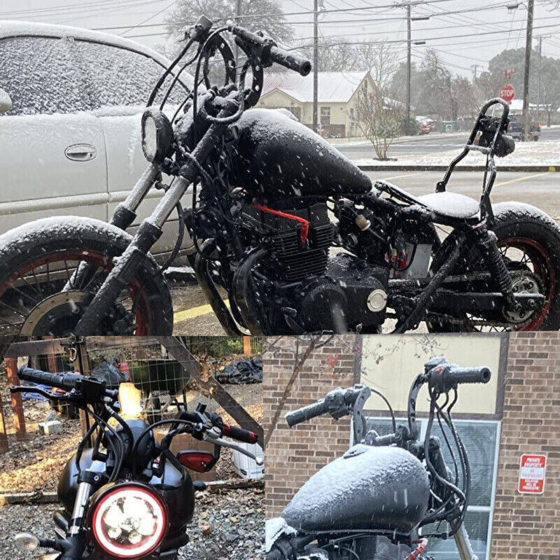 1" Drag Z Bars Handlebars For Honda Shadow VT ACE Aero Sabre Spirit VLX