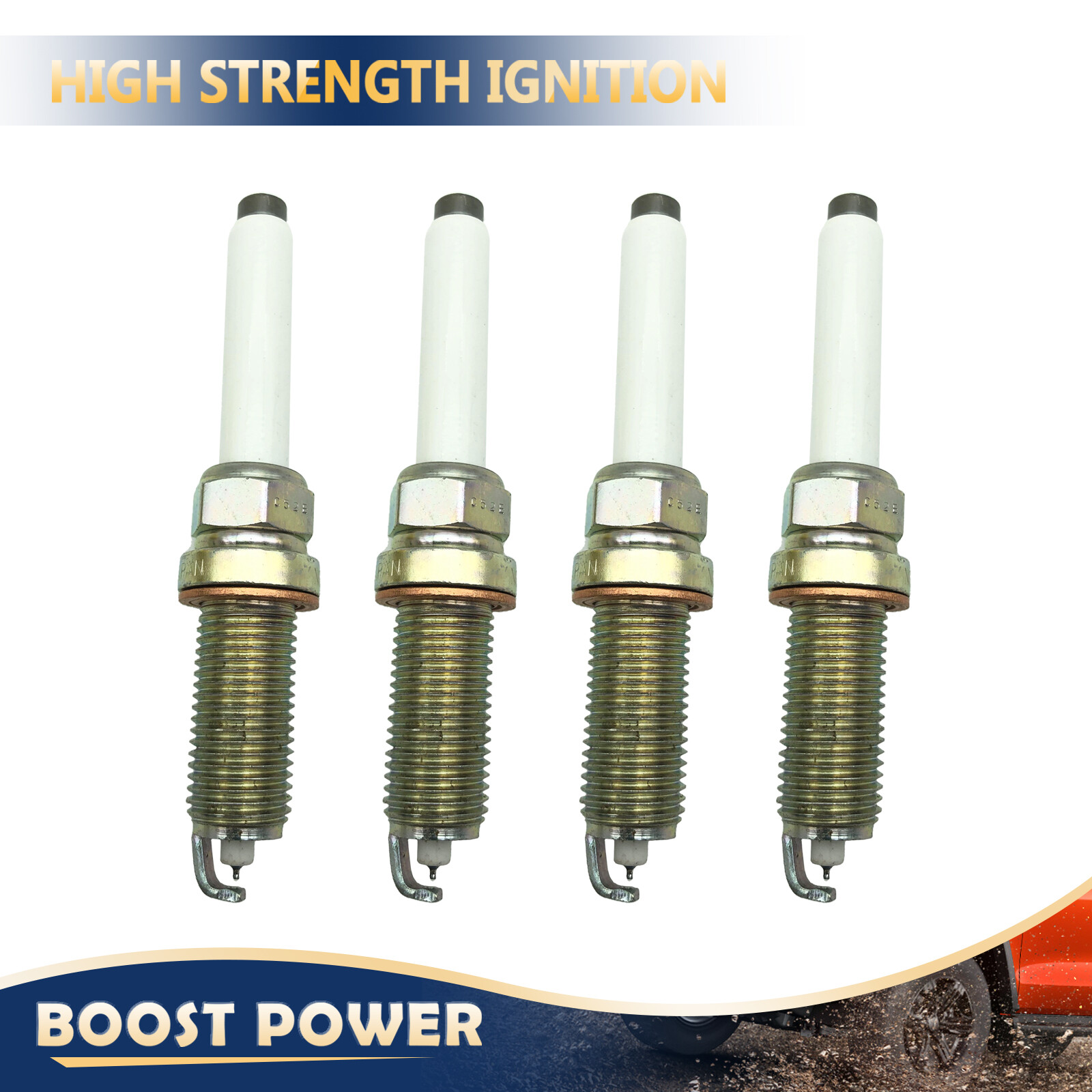 Set of 4 Genuine Spark Plug OEM 0041597903 For Mercedes-Benz W205 