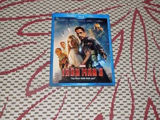 IRON MAN 3 BLU-RAY & DVD W/ SLIPCASE, EXCELLENT CONDITION