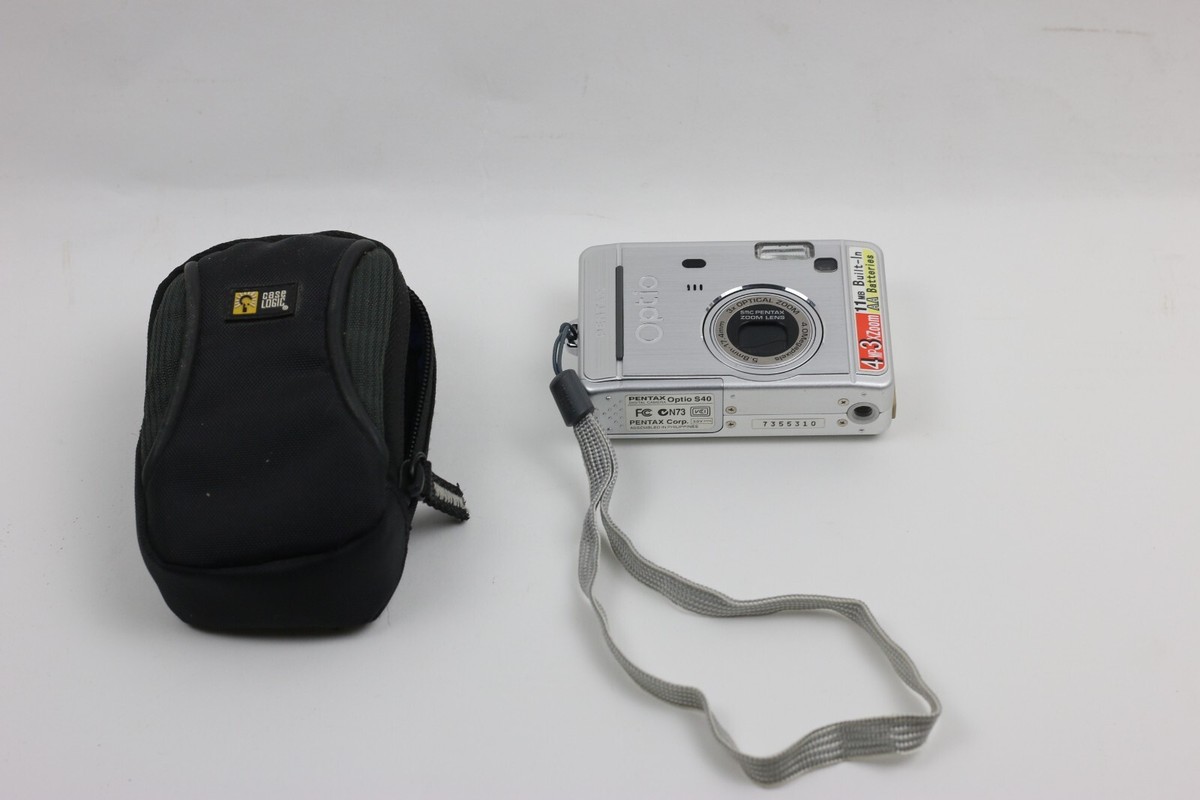 PENTAX Pentax Optio S40 4.0MP Digital Camera - Silver