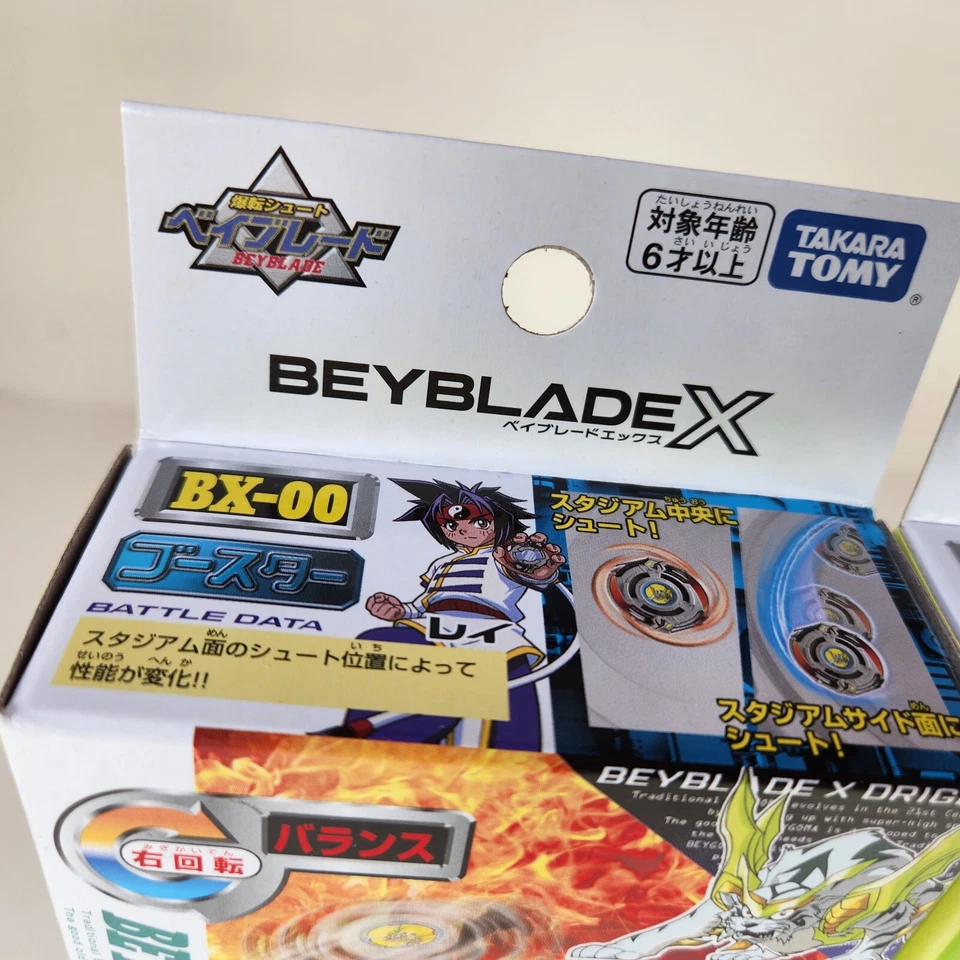 Takara Tomy Driger Slash 4-80P y DRANZER SPIRAL 3-80T Beyblade X BX-00 2024 Foto 2 de 4