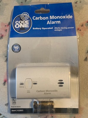 Code One KN-COB-LP2 Battery Powered Carbon Monoxide Alarm New Kidde Brand