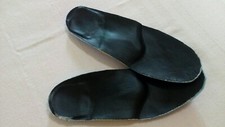 Plantar No. 38 Removable Cork Leather Rubber Replacement Insole Slippers Shoes