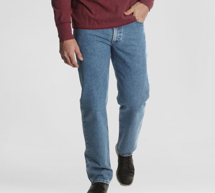 Wrangler Men's Regular Fit Jeans Soft Strong Rugged 100% Cotton