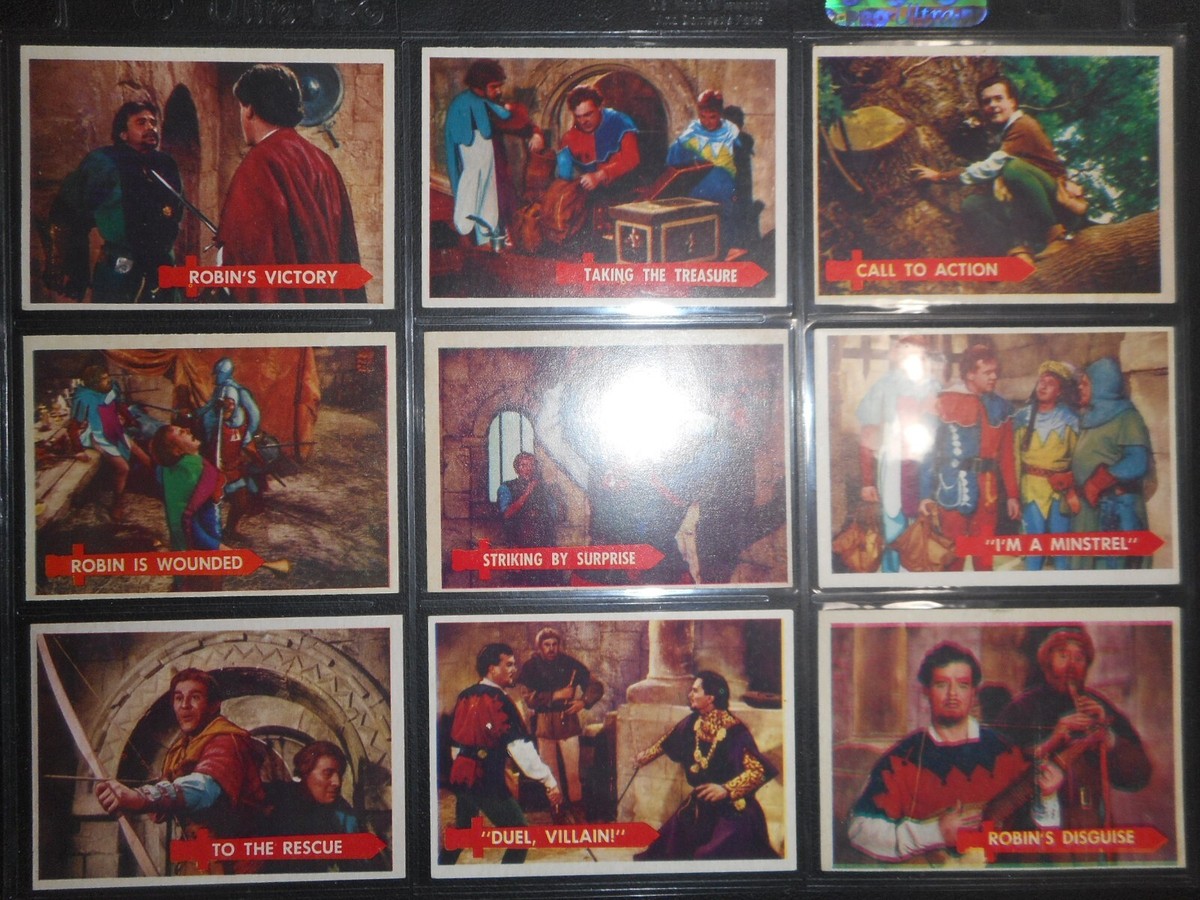 1957 ROBIN HOOD COMPLETE (60) CARD SET TOPPS (HIGH GRADE) | eBay