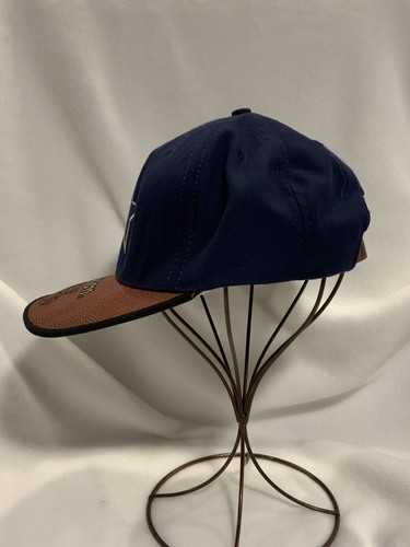 Vintage Amer. Needle Team NFL Dallas Cowboys Wilson Football Leather Brim Cap - Picture 19 of 24