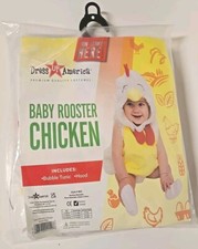 Baby Rooster Costume Infant Halloween Chicken Costume Dress Up America 0-6