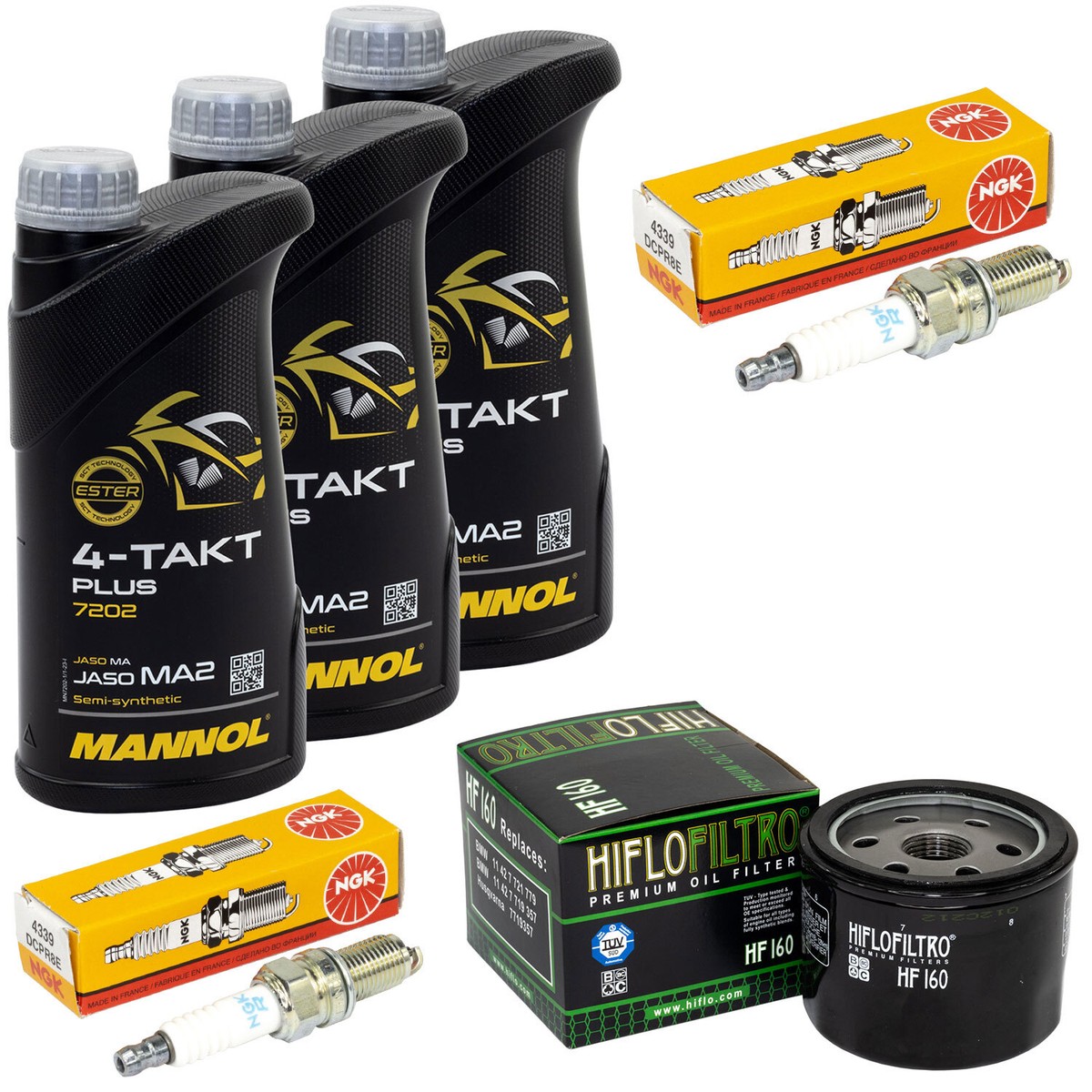 Inspektionspaket 4L Öl Motul 7100 10W40 + Filter Triumph Speed Triple