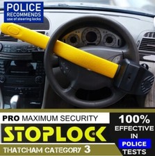 Stoplock PRO Steering Wheel Lock Car Van Motorhome Anti Theft High Security!