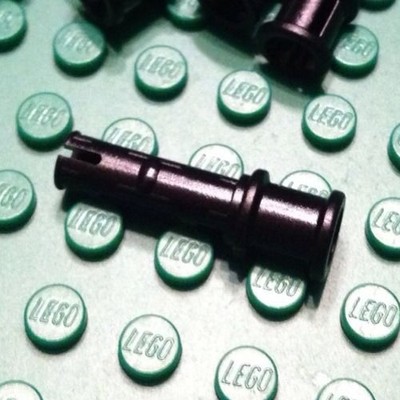 LEGO / Lot Of 15 Black / 2M Fric. Snap W-Cross Hole / Pin