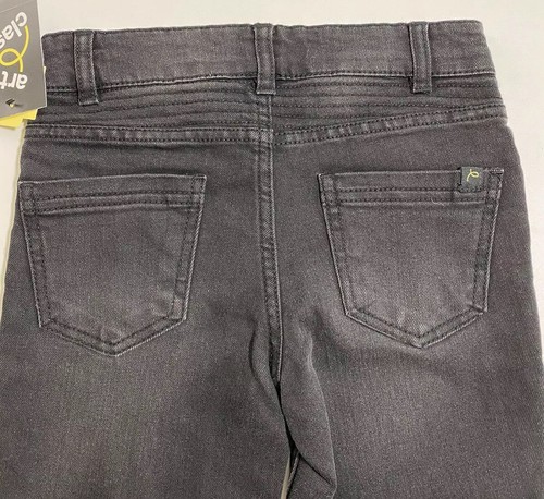 Girls Art Class Black Jeans Size 6 Denim Pants Adjustable Waist Knee Accent - Picture 10 of 11
