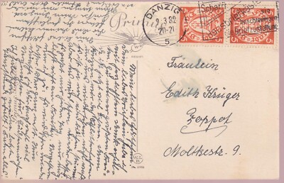 DANZIG, Mi. 193(2), 9.3.32, nach Zoppot
