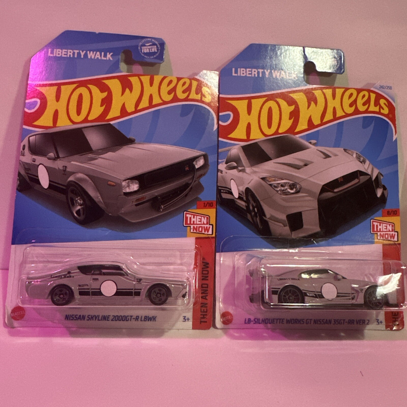 Hot Wheels Nissan GTR Then&Now Set Grey