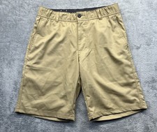 Columbia Freezer Coil Chino Shorts Mens 32/42 Tan Elastic Waist Active Outdoor