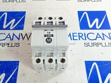 ALLEN BRADLEY 1492-CB3 G050 5A 3 POLE SER B CIRCUIT BREAKER