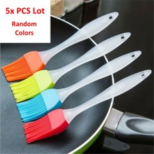 5x PCS Lot Silicone Brush Pastry Barbecue Baking Basting Brush High Heat Resist
